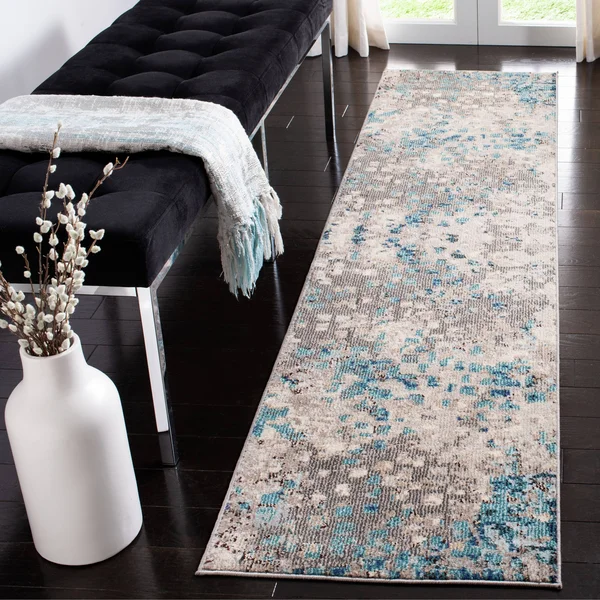 Safavieh Madison Gray/Beige 9 ft. x 12 ft. Area Rug