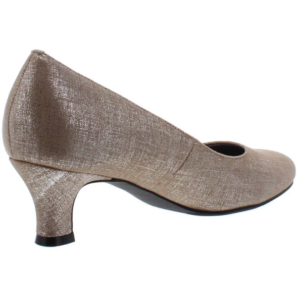 Array Womens Flatter Low Heels - 6, Orange Leather