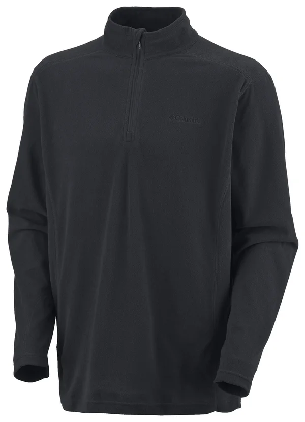 Columbia Men's Big Klamath Range II Half Zip, Black, 2x