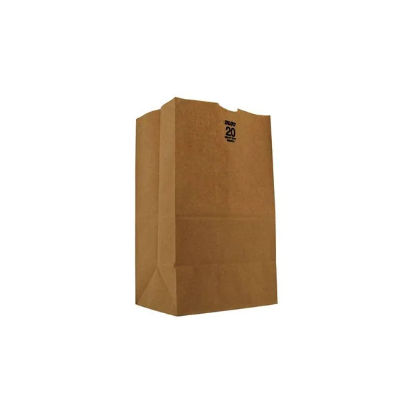 Duro Grocery Bag 20 lb Heavy-Duty Kraft 500 Bag/Bundle
