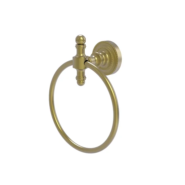 Allied Brass Retro Dot Towel Ring - Satin Brass Rd-16