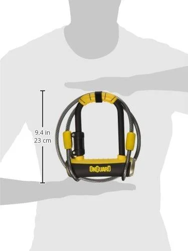 OnGuard Pitbull Mini DT U-Lock with Cable