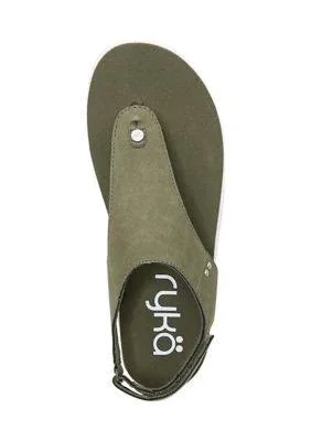 Ryka Margo Women's Sandals, Size: 7 Wide, Green