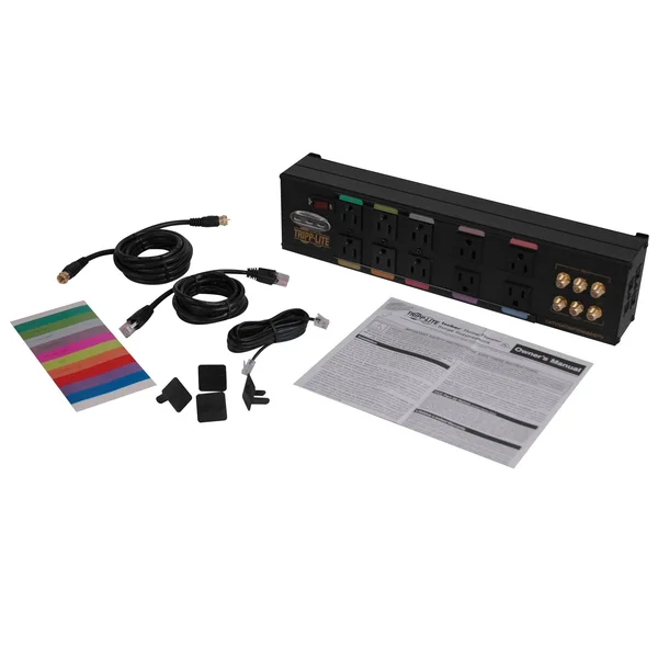 Tripp Lite HT10DBS 10 Outlet Home Theater Isobar Surge Protector
