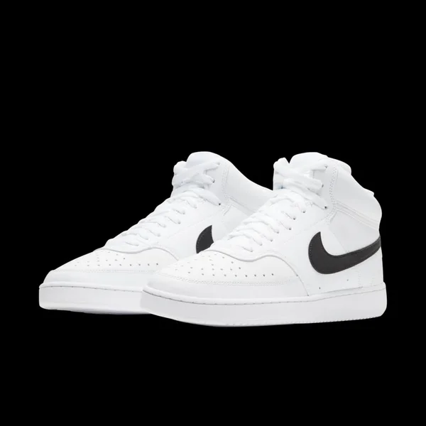 Nike Court Vision Mid (White/Black/White) Men's Shoes