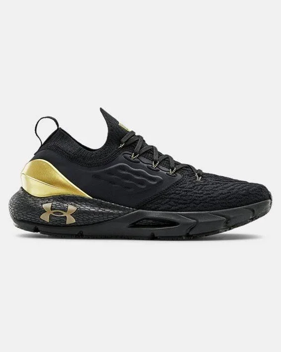 Under Armour Men's HOVR Phantom 2 Metallic Running Shoes - Black, 10.5