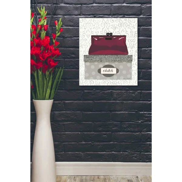 Epic Graffiti 'Tres Chic III' by Marco Fabiano, Canvas Wall Art, 26 inchx34 inch, Size: 26 x 34, Red