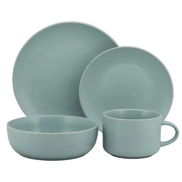 10 Strawberry Street 32-pc. Coupe Dinnerware Set, Blue, 32P