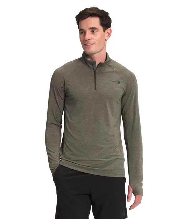 The North Face Men's Wander 1/4 Zip Pullover, XXL, Green