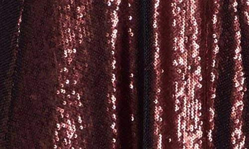 Women's Dress The Population Mimi Sequin Cocktail Dress - Small, Port