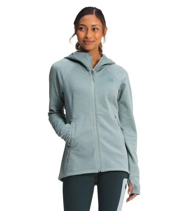 The North Face Canyonlands Hoodie Womens Silver Blue Heather