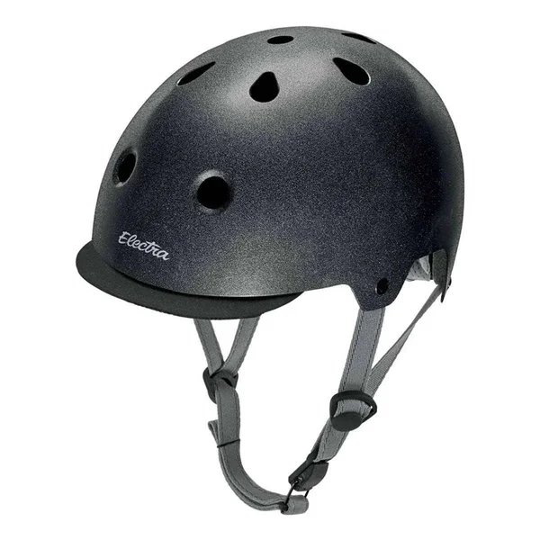 Electra Helmet - Solid Color Graphite Reflective, Small