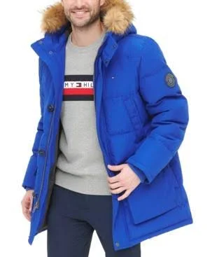 Tommy Hilfiger Long Snorkel Coat - Dark Forest - Size M