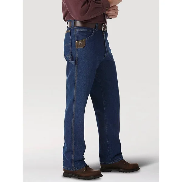 Wrangler Men's Riggs Workwear Work Horse Jean (58x30 Antique Indigo)