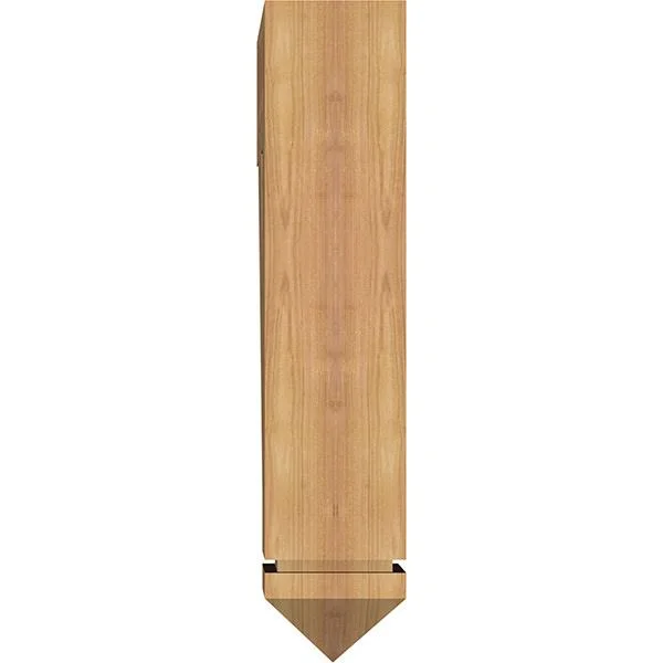 Ekena Millwork BKT06X22X26TRA03SWR 5 1/2x22W x 22x22D x 26x22H Traditional Arts & Crafts Smooth BRACKET - Western Red Cedar