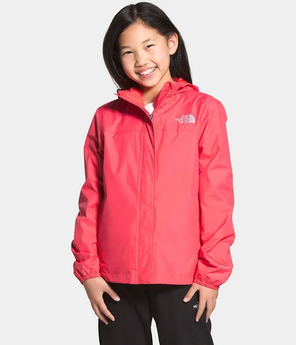 The North Face Girls& Resolve Reflective Jacket - XL - Paradise Pink