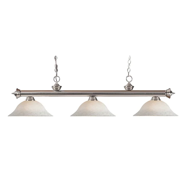 Z-Lite 100703BN-WM16 Riviera - 3 Light Island/Billiard Brushed Nickel