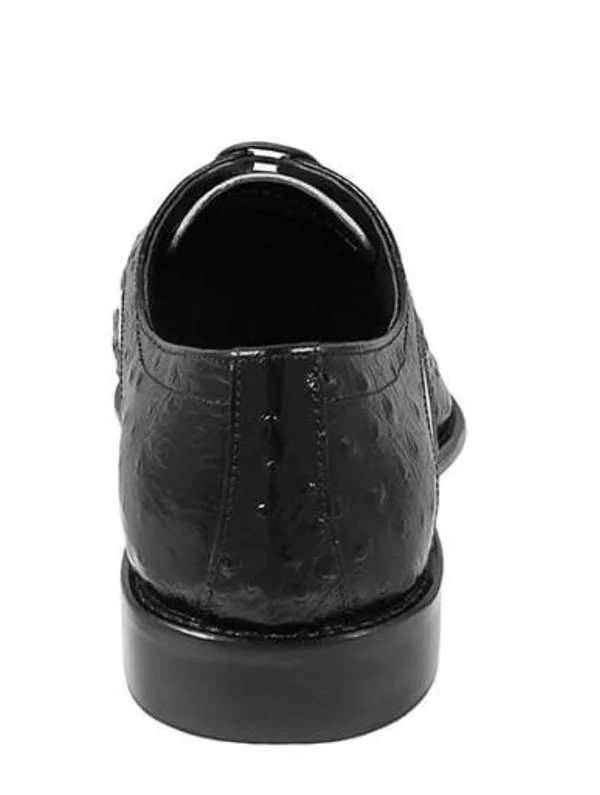 Stacy Adams Trevi Leather Sole Bike Toe Oxford Shoes Black/White 25367-111 - 8.5