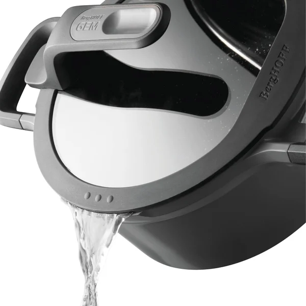 BergHOFF Gem 11x22 Stay-Cool Covered Saute Pan, Grey
