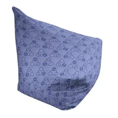 Classic Circles and Waves Bean Bag Cover East Urban Home Size: 38x22 H x 42x22 W x 29x22 D, Cushion Fill: Poly-fill Insert, Upho
