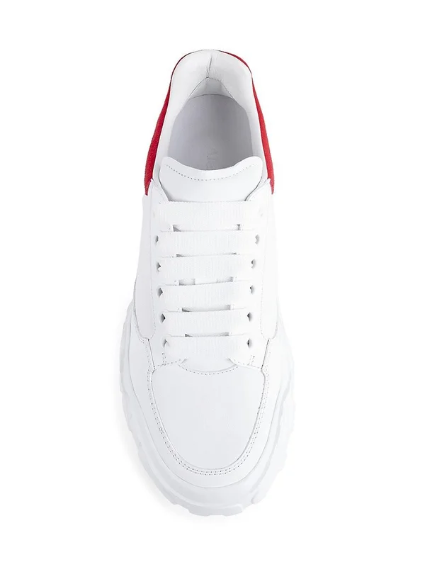 Alexander McQueen Oversized Sneakers - White/Black, Women's, 36.5EU, Sneakers & Trainers Chunky & Oversized Dad Sneakers