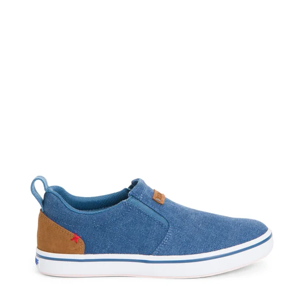 Xtratuf Women's Canvas Sharkbyte Deck Shoe - Blue, 8