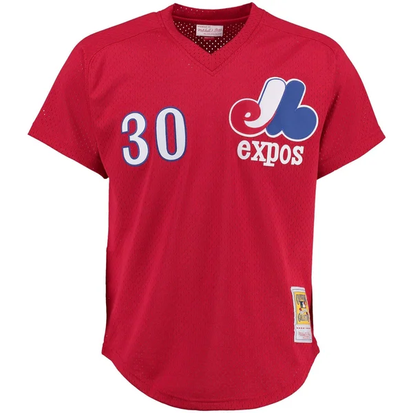 Tim Raines Montreal Expos Mitchell & Ness Batting Practice Jersey - Red