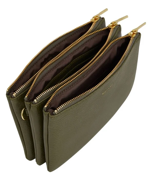 Matt & Nat Triplet Crossbody Bag, Leaf