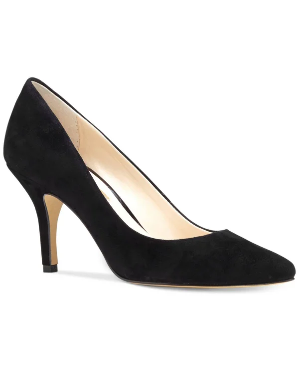 Inc Women's Zitah Pointed Toe Pumps - Created for Macy&s - Black Suede