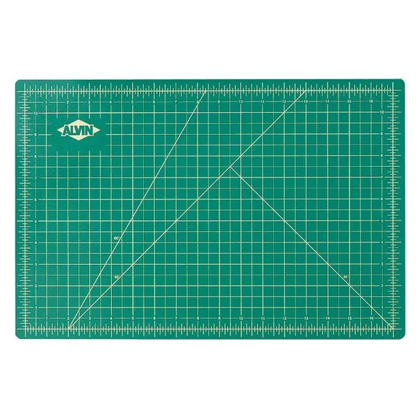 Alvin Green/Black Professional Self-Healing Cutting Mat 40 x 80