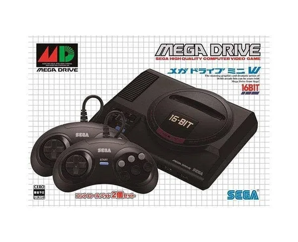 Sega Mega Drive Mini W Controller 2 Set 16 Bit Japanese