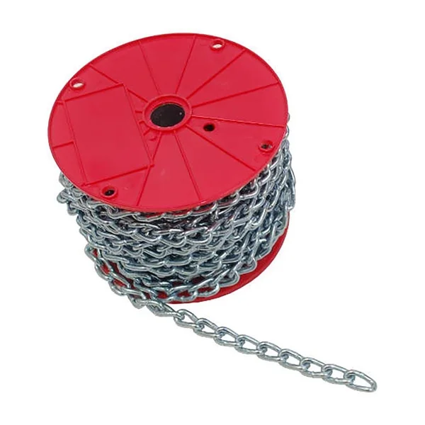 Manufacturer Express 2/0X75' Machine Chain Twist Link Electrogalvanized