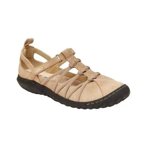 Women's Jambu JBU Juliet Vegan Closed Toe Sandal - Size: 7.5, Beige