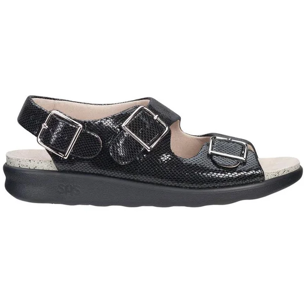SAS Women's Relaxed Black Snake 5 Medium