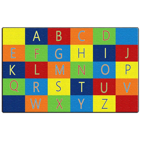 Alphabet Seating Rug - 6&W x 8& 4x22L Flagship Carpets