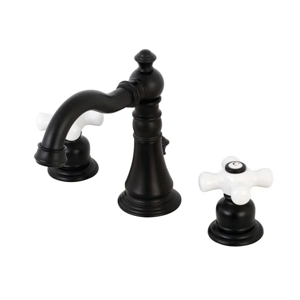 Kingston Brass FSC1970PX American Classic 8 in. Widespread Bathroom Faucet, Matte Black