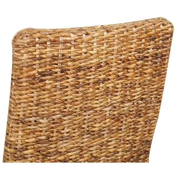 vidaXL Dining Chairs 4 Pcs Abaca and Solid Mango Wood