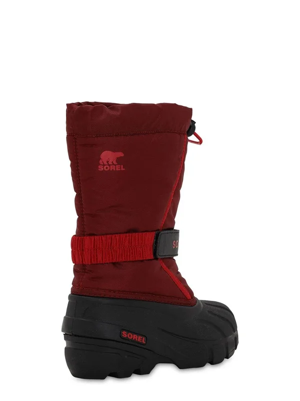 Sorel Youth Flurry Boot - 2 - Red Jasper, Mountain Red