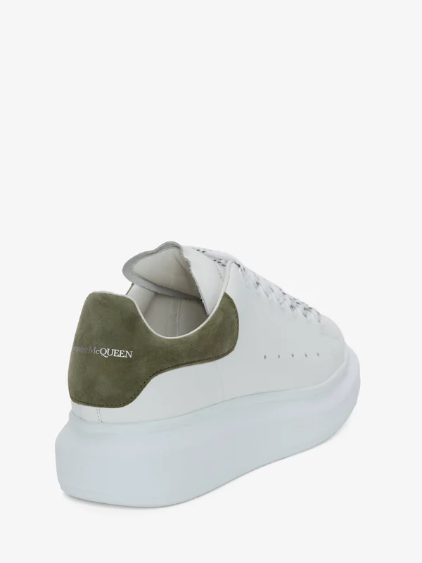 Alexander McQueen Green Oversized Sneaker - White - Low-top Sneakers