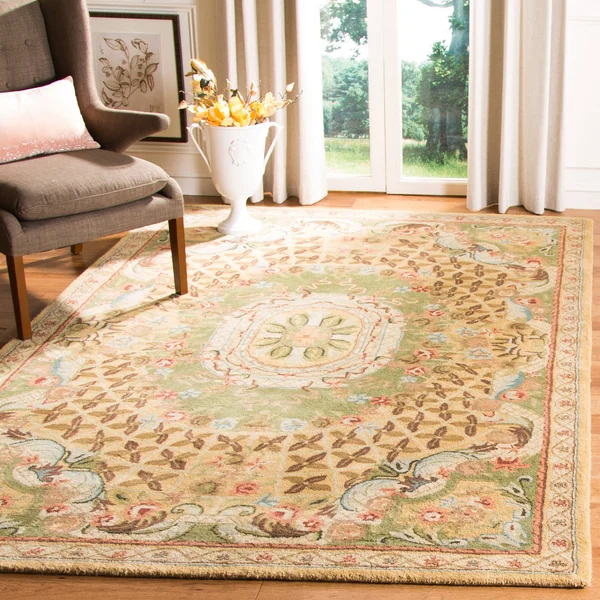 Safavieh Classic CL304B Burgundy - Black Rug 6& x 6& Round