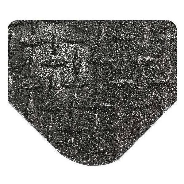 Wearwell Inc 416.916X3X6Bk Diamond-Plate - w/grit Shield, blk, 3Ftx6Ft