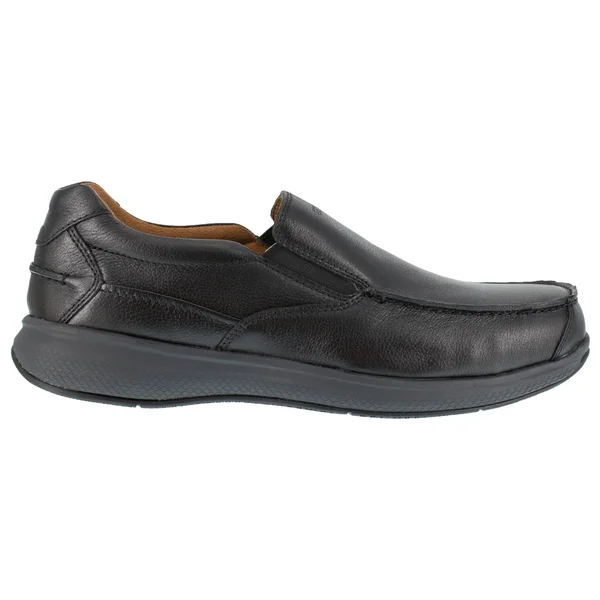 Men's Florsheim Work FS2323 Bayside Steel Toe Slip-On - Size: 11, Black