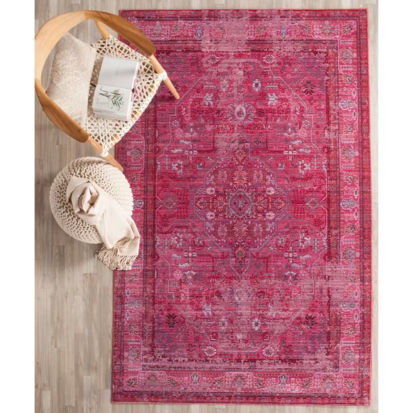 Safavieh Valencia VAL127R Red - Multi 8& x 10& Area Rug
