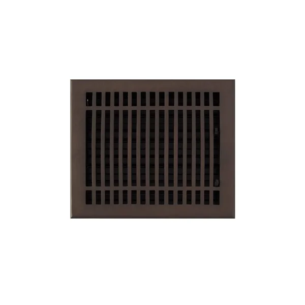 Contemporary Brass Floor Register - Bronze 8x22 x 10x22 (9-7/8x22 x 11-1/2x22 Overall) in Oil Rubbed Bronze - Signature Hardware