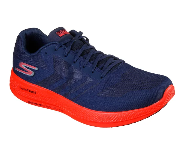 Skechers Men's GOrun Razor+ - Navy/Coral