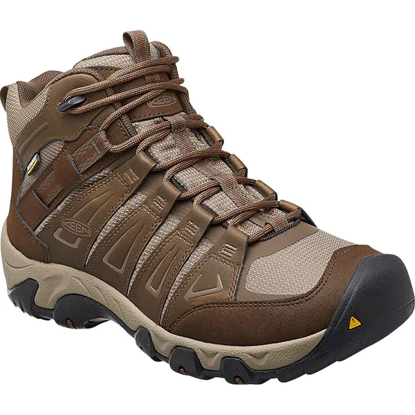 Keen Men's Oakridge Mid Waterproof Boot - 11 - Cascade - Brindle