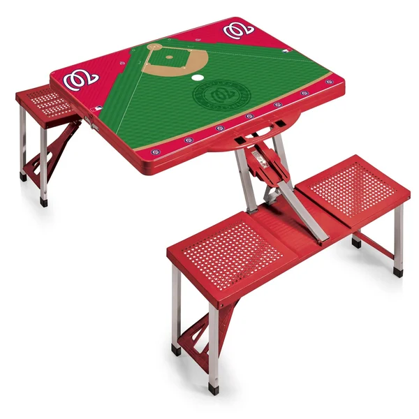 Washington Nationals Picnic Table - Red