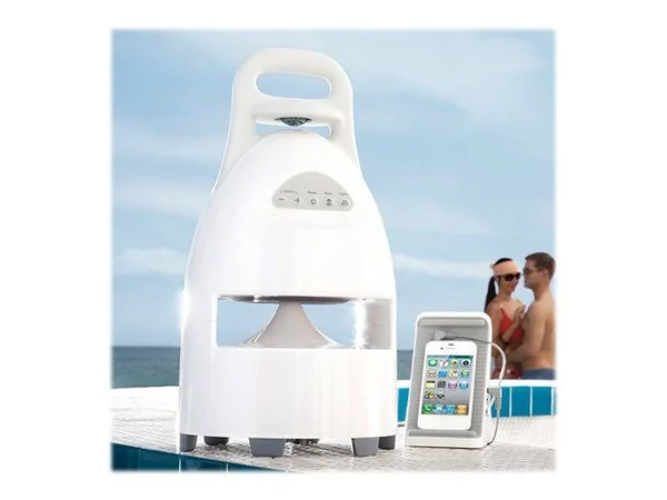 Brookstone - Outdoor Wireless Speaker and Dock