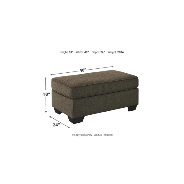 Nesso - Walnut - Ottoman