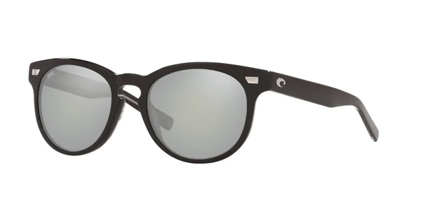 Costa Del Mar Sunglasses Shiny Black - Gray Silver Mirror 580G